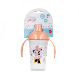 Disney Minnie Cana Anticurgere cu Manere, 295 ml