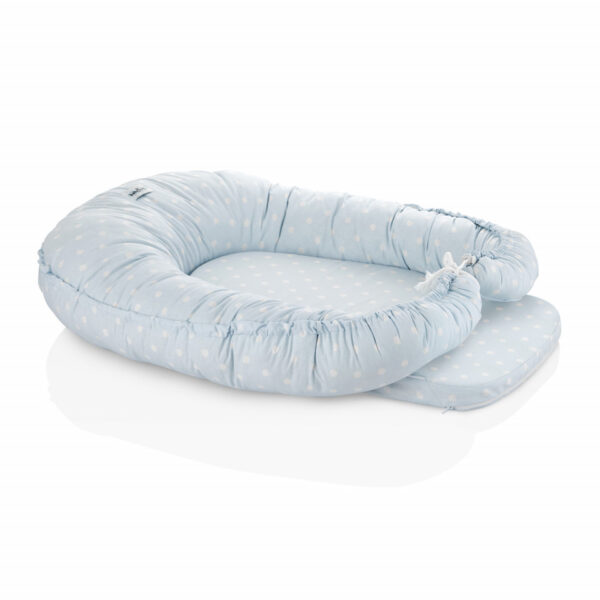 Saltea Reductor 5 in 1 BabyNest Cushion, Bleu, BabyJem