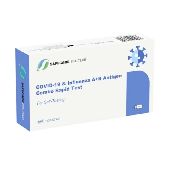 Test combo pentru Covid 19 si Gripa A+B