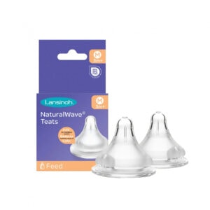 Tetina cu Flux Mediu, 2 buc, Lansinoh