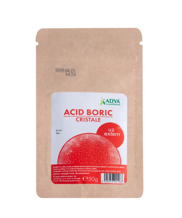 Acid Boric, 50g, Adya Green Pharma
