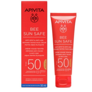 APIVITA SUN Crema Anti-Pete Coloranta Gold SPF50, x50ml