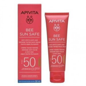 APIVITA SUN Crema-Gel Colorata, Protectie Ten SPF50, x50ml