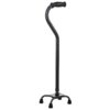 Baston Tripod cu Maner Curbat pentru Persoane Supraponderale, Moretti