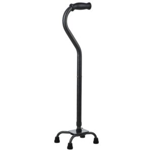 Baston Tripod cu Maner Curbat pentru Persoane Supraponderale, Moretti