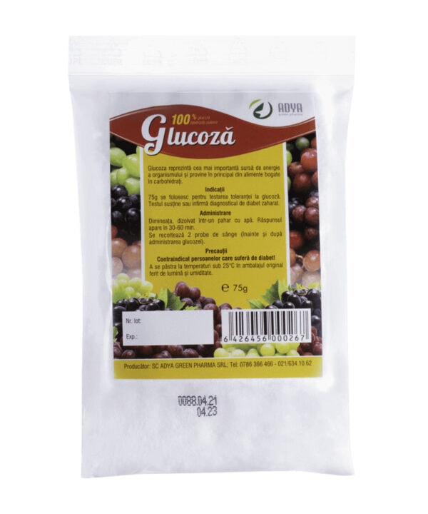 Glucoza Pulbere, 75 g, Adya Green Pharma