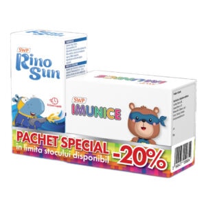 Imunice, x30 plicuri + Rino, 20 ml Pachet Promo, Sun Wave Pharma