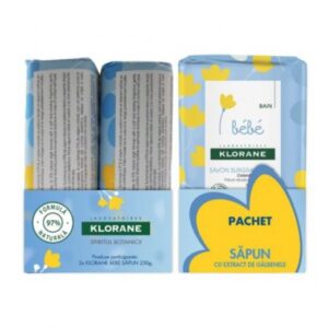 klorane-bebe-pachet-sapun-pentru-copii-250-g-250-g-o35090-farmacia-morpheus KLORANE BEBE Pachet Sapun pentru copii, 250 g + 250 g
