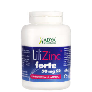 Lili Zinc Forte 50 mg SR, 30 comprimate, Adya Green Pharma