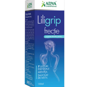 Liligrip Frectie Lotiune pentru Masaj, 100 ml, Adya Green Pharma