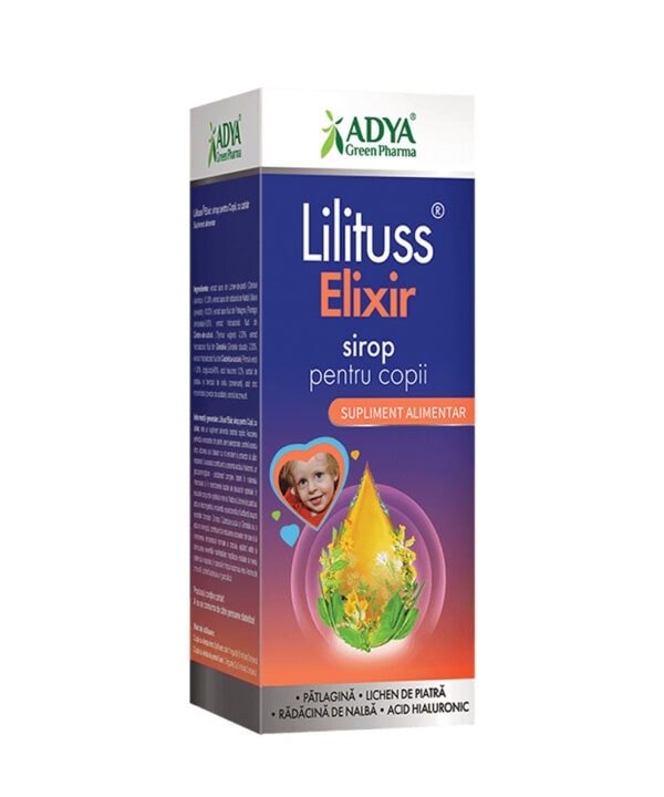 Lilituss Elixir Sirop pentru Copii, 180 ml, Adya Green Pharma