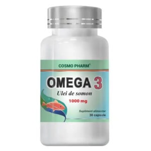 Omega 3 Ulei de Somon – 30 Capsule 1000 mg, Cosmopharm