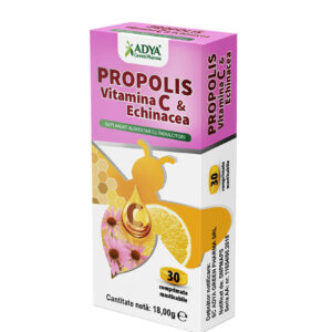 Propolis, Vitamina C, Echinaceea 100mg , 60 comprimate, Adya Green Pharma
