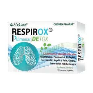 Respirox Pulmonar Detox, 30 capsule, Cosmopharm