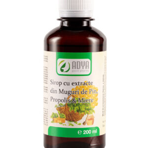 Sirop Muguri de Pin, Propolis si Miere, 200 ml, Adya Green Pharma