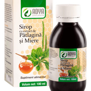 Sirop Patlagina si Miere, 100 ml, Adya Green Pharma