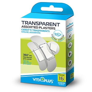 Vita Plus, Plasturi Transparenti Asortati, VP61321