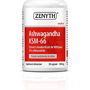 Ashwagandha KSM-66, 30 Capsule, Zenyth