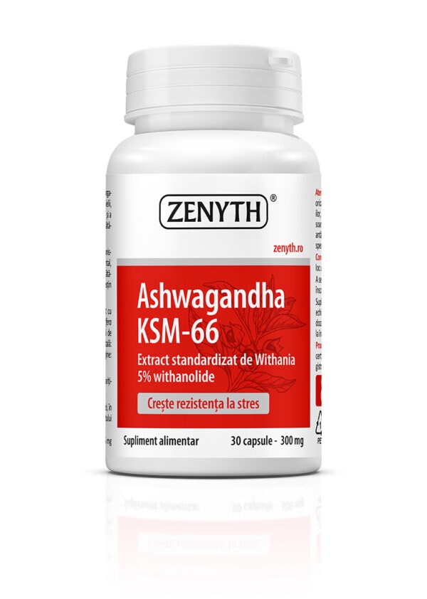 Ashwagandha KSM-66, 30 Capsule, Zenyth