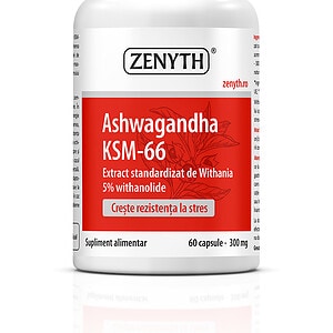 Ashwagandha KSM-66, 60 Capsule, Zenyth