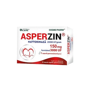 Asperzin Nattokinaza, 150 mg, 30 Capsule, Cosmopharm