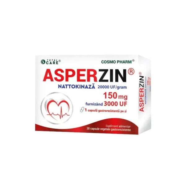 Asperzin Nattokinaza, 150 mg, 30 Capsule, Cosmopharm