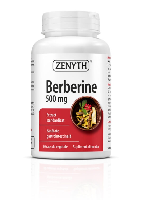 Berberine, 500 mg, 60 Capsule, Zenyth