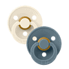 bibs-set-2-suzete-colour-ivory-petrol-0-6l-size-1-latex-o36285-farmacia-morpheus BIBS Set 2 Suzete Colour Ivory/Petrol, 0-6L (Size 1), Latex