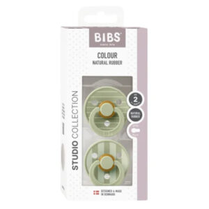 BIBS Studio Set 2 Suzete Colour Pin Sage Mix, 6-18L (Size 2), Latex