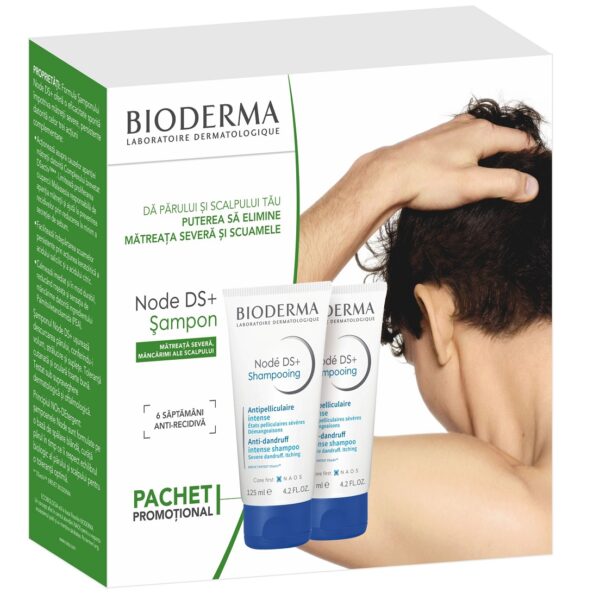 BIODERMA Node DS+ Sampon Pachet, 125 ml + 125 ml