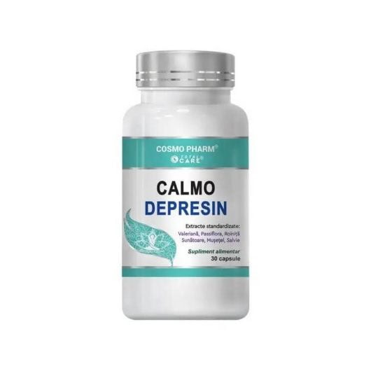 Capsule calmante pentru anxietate și stres, 30 capsule, cu extracte naturale.