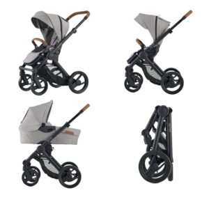 Carucior Evo Concrete + Landou + Adaptori Scoica, Mutsy