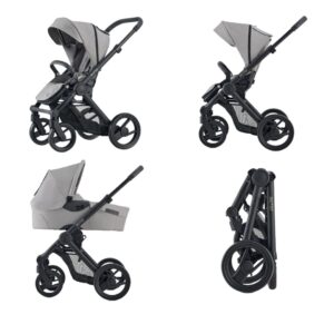 Carucior Evo Pebble Grey + Landou + Adaptori Scoica, Mutsy