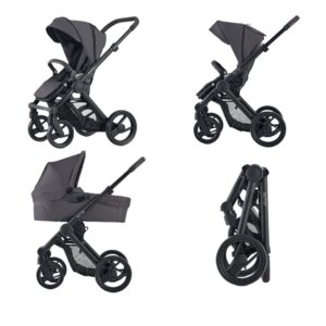 Carucior Evo Stone Grey + Landou + Adaptori Scoica, Mutsy