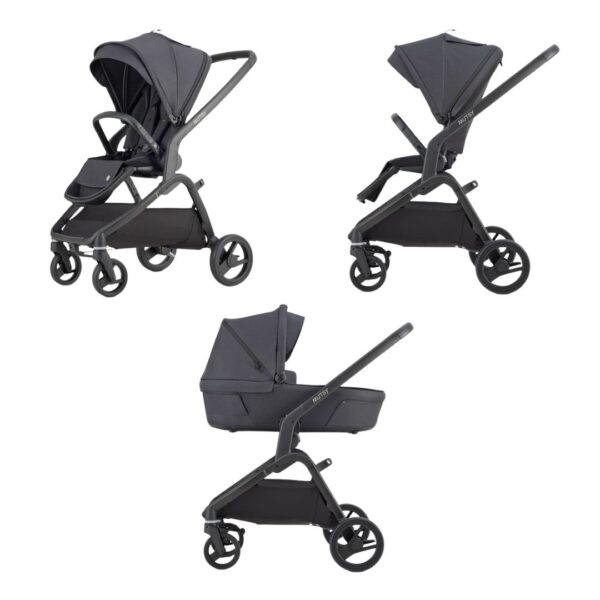 Carucior Flow North Black + Landou + Adaptori Scoica, Mutsy