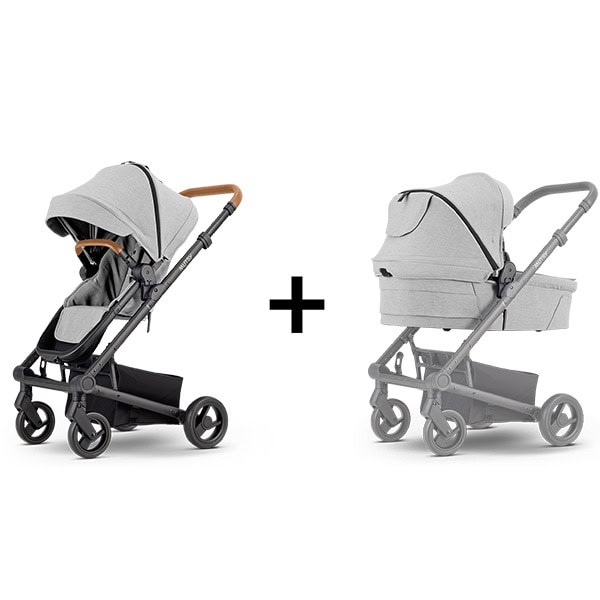 Carucior Nexo+ Sistem 2 în 1, Concrete, Mutsy