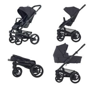 Carucior Nio Black + Landou + Adaptori Scoica, Mutsy