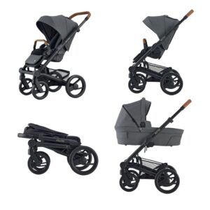 Carucior Nio Grey + Landou + Adaptori Scoica, Mutsy