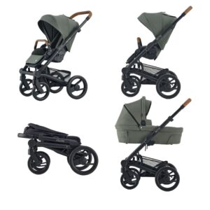 Carucior Nio Sea Green + Landou + Adaptori Scoica, Mutsy
