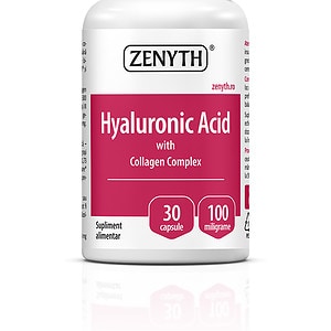 Hyaluronic Acid cu Collagen Complex, 30 Capsule, Zenyth