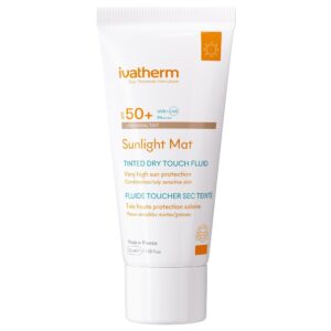 IVATHERM Sunlight Mat Fluid Colorat Matifiant SPF50+, 50 ml