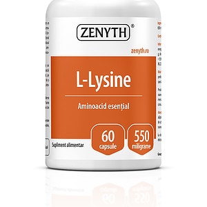 L-Lysine, 60 Capsule, Zenyth