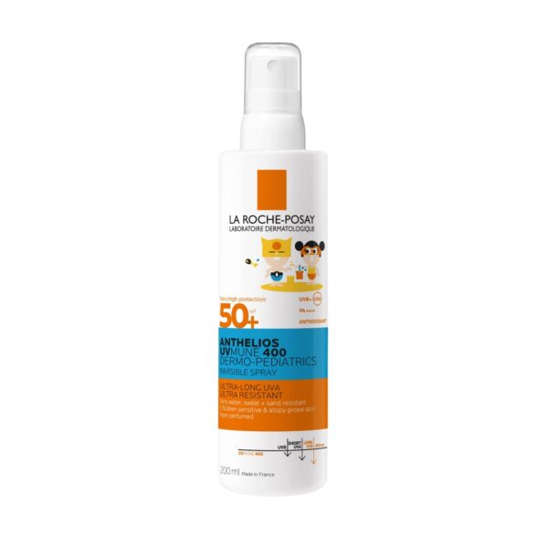 LA ROCHE-POSAY Anthelios UV-Mune Dermo-Pediatrics Spray Invizibil SPF50+, 200 ml