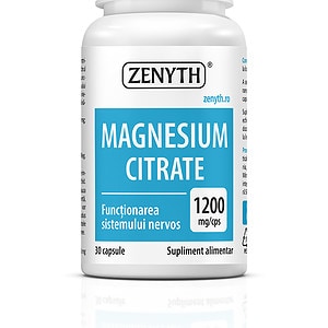 Magnesium Citrate 1200 mg, 30 Capsule, Zenyth