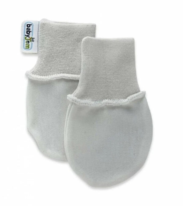 Manusi pentru Nou Nascuti Baby Glove, Culoare Gri, BabyJem