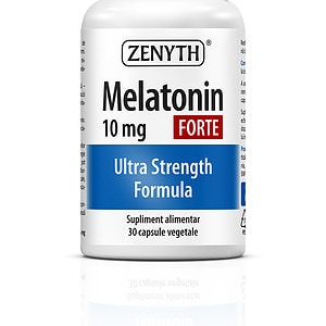 Melatonin Forte 10 mg, 30 Capsule Vegetale, Zenyth