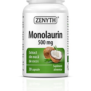 Monolaurin, 500 mg, 30 Capsule, Zenyth