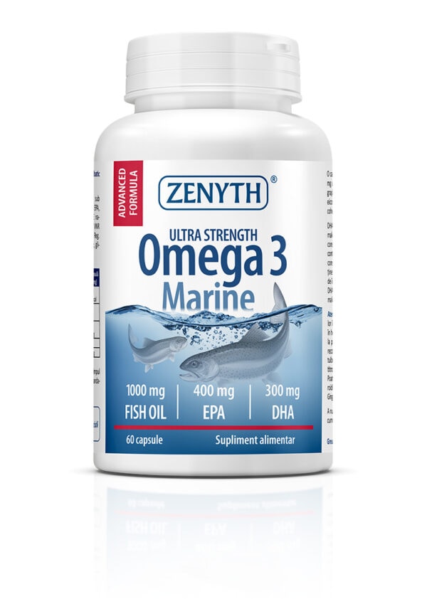 Omega 3 Marine, 1000 mg, 60 Capsule, Zenyth
