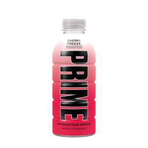 PRIME Hydration Drink Cherry Freeze, Bautura pentru Rehidratare Aroma Cirese, 500 ml