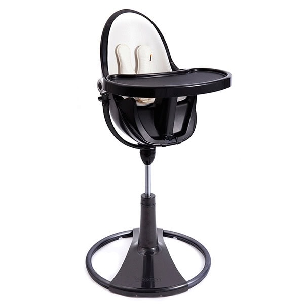 Scaun de Masa Fresco, Black, Coconut White, Bloom
